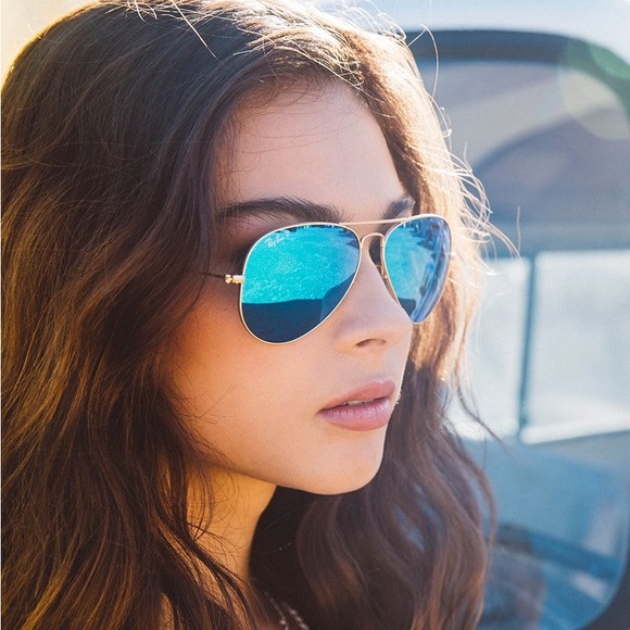 Ray-Ban Aviator Flash Lenses Sunglasses - Picture 1 of 10